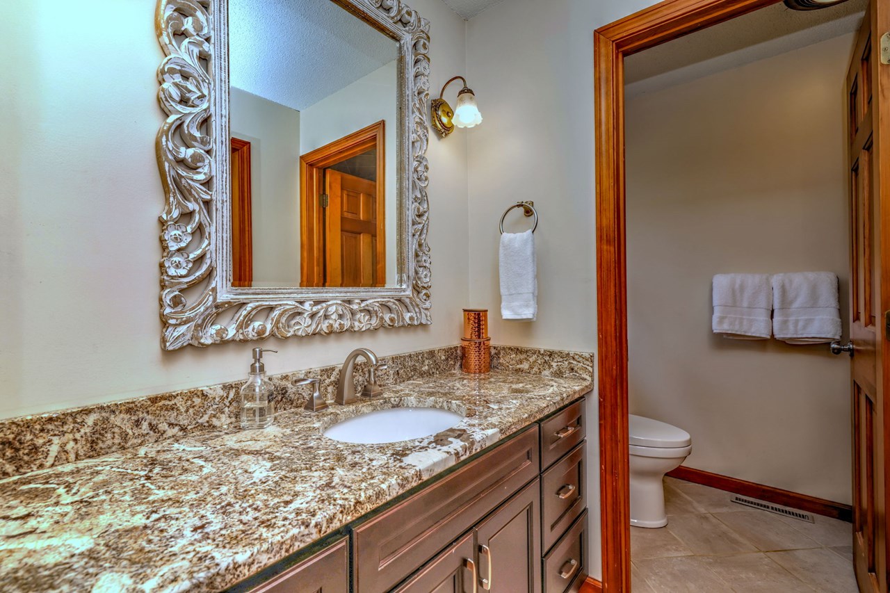 refreshing and relaxing, with a pebble-floored shower that feels like a spa.