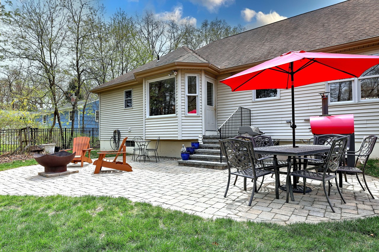 your outdoor entertaining space awaits - perfect for grilling, gathering, and making memories.