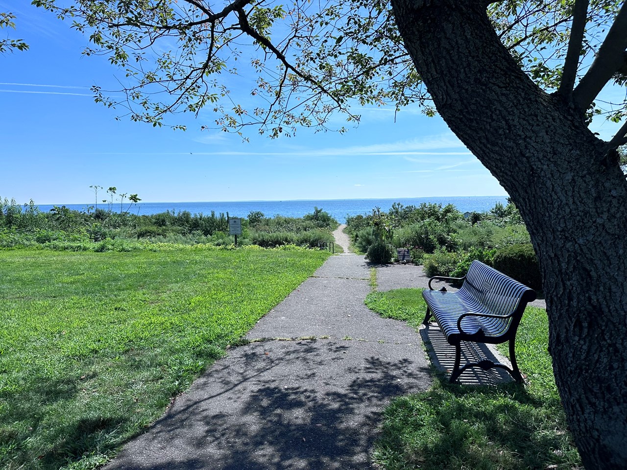 coastal living – just a short stroll to the beach.